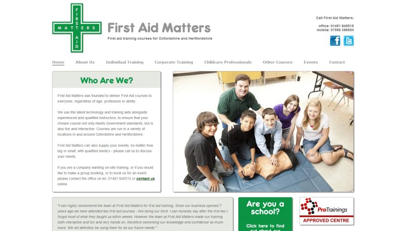 CSM Family Mediation Website Screenshot